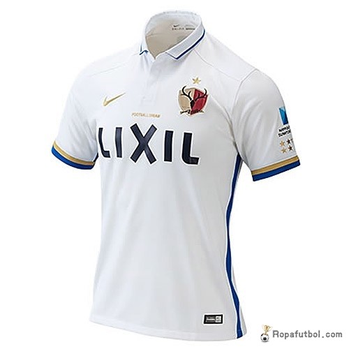 Camiseta Kashima Antlers Replica Segunda Ropa 2016/17 Blanco